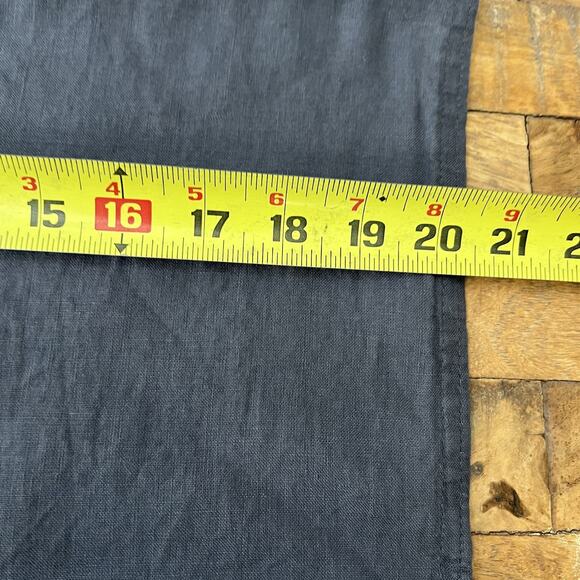 Ikea Dytag King Pillowcase 36 x 20" Dark Gray 100% Linen - Picture 7 of 7